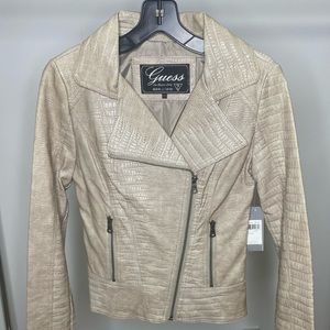 Guess Faux Snake Leather Jacket
